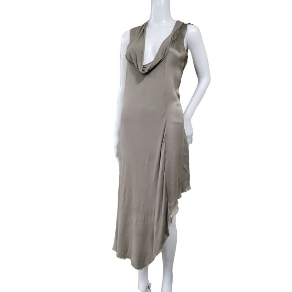 My Tribe Asymmetrical Raw Hem High Low Dress L